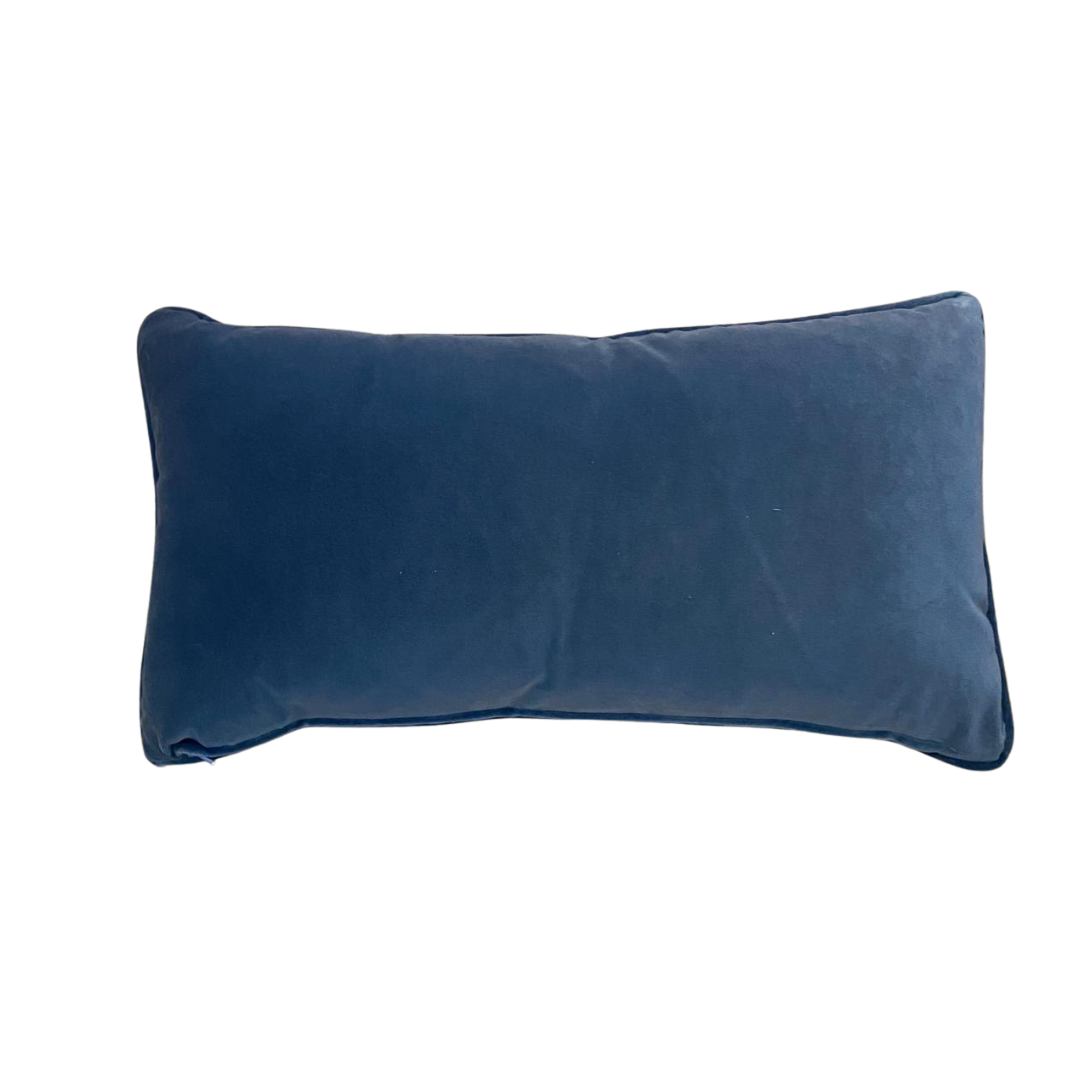 Limited Edition - Blue  & White Ikat Cushion