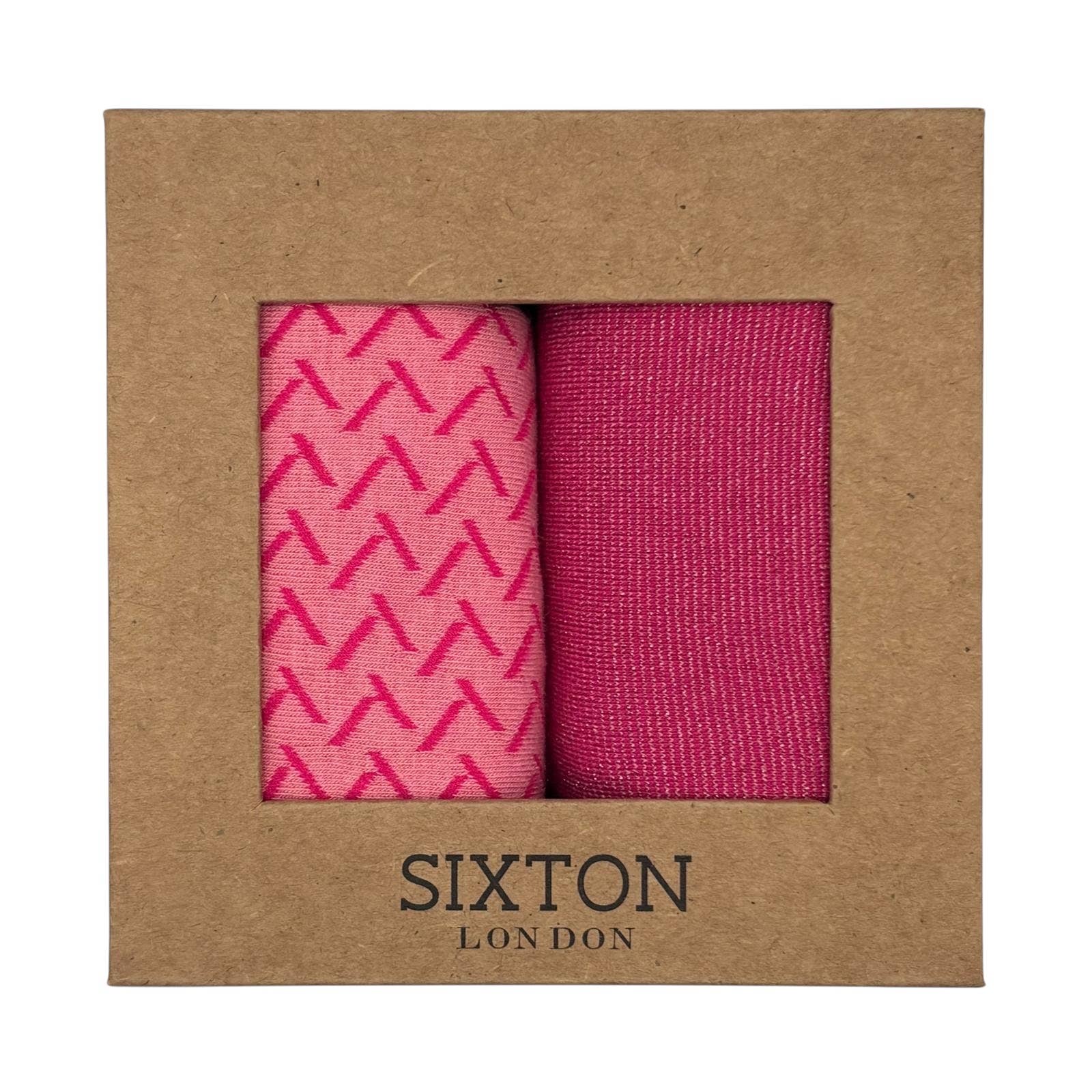 Pink Kyoto & Pink Tokyo sock box duo