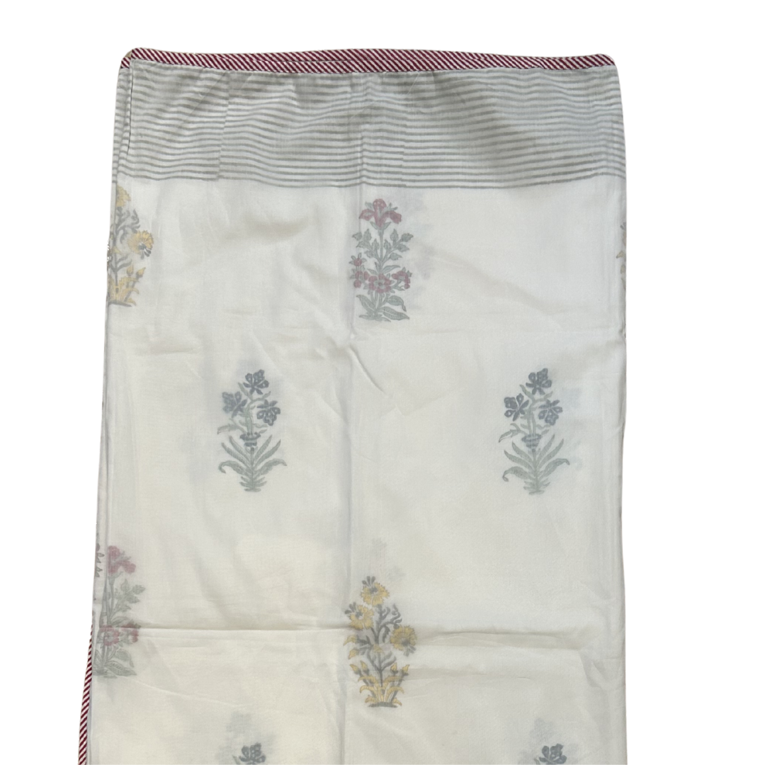 NEW IN | Pink, Red & Blue Flowers Dohar - Double