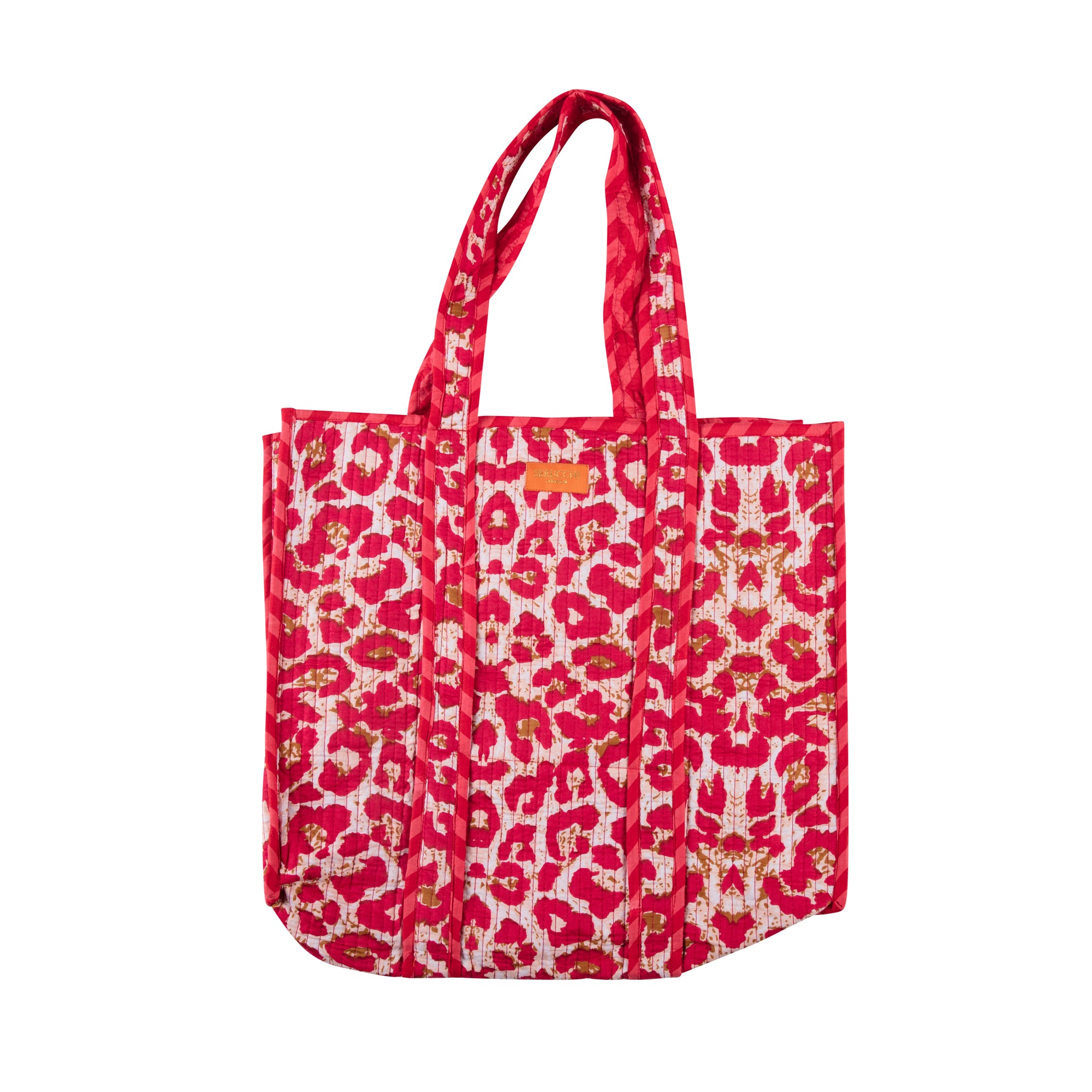 Quilted Bag - Red Poppy