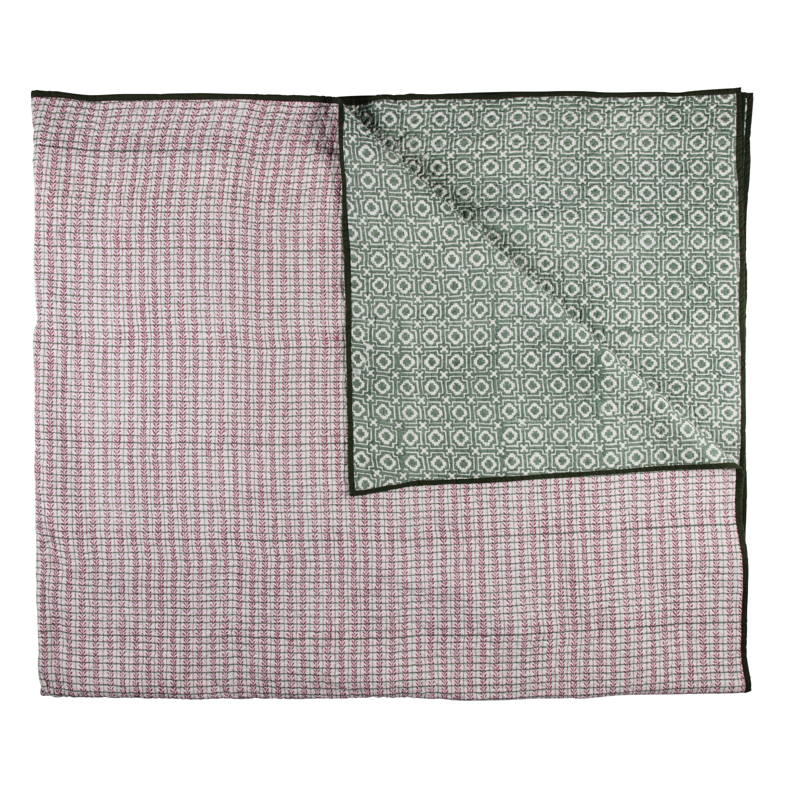 Sage Mosaic Bedspread - King