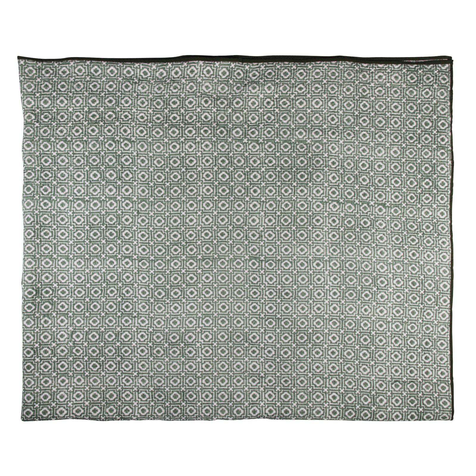 Sage Mosaic Bedspread - King
