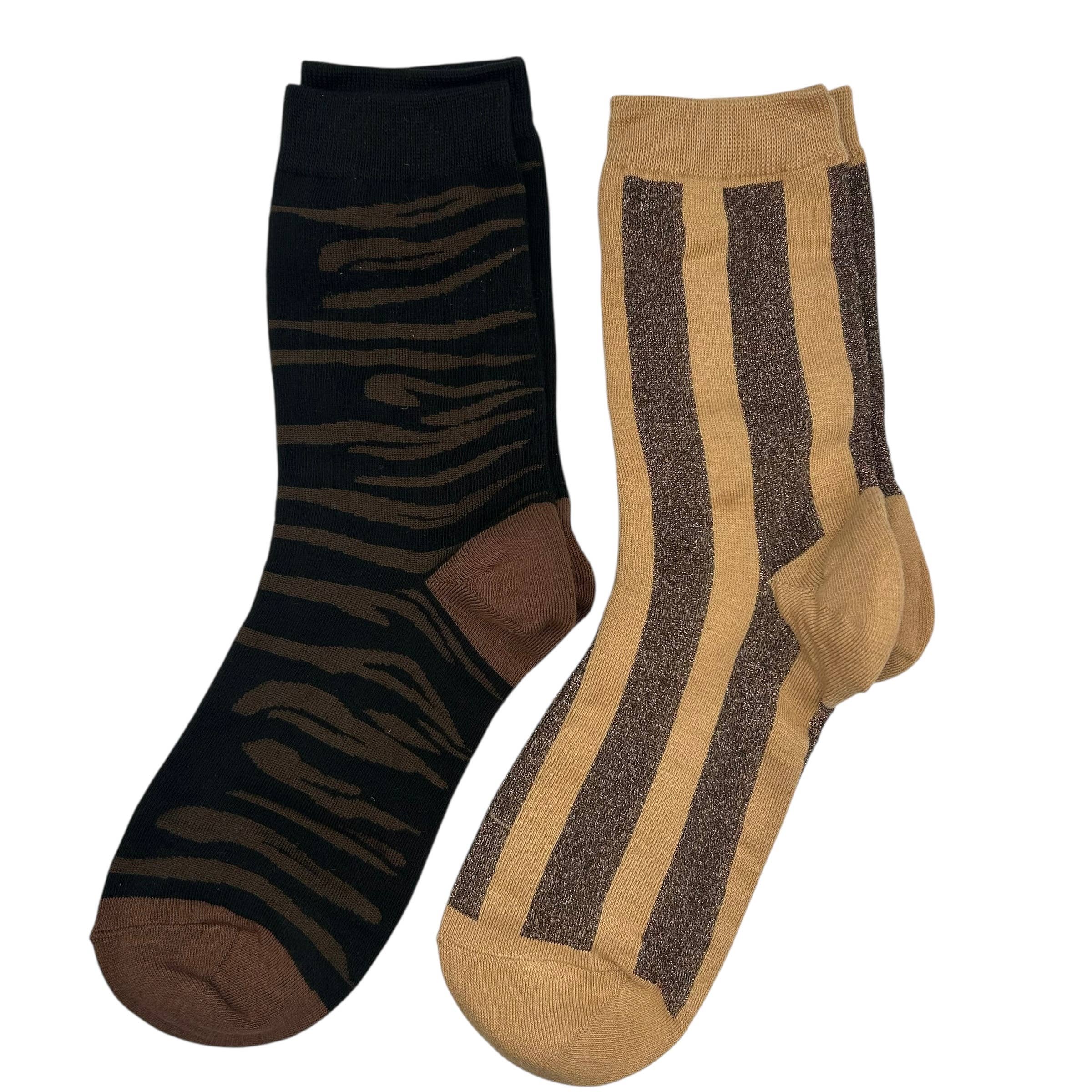 Savannah Brown & Sand Berlin sock box duo