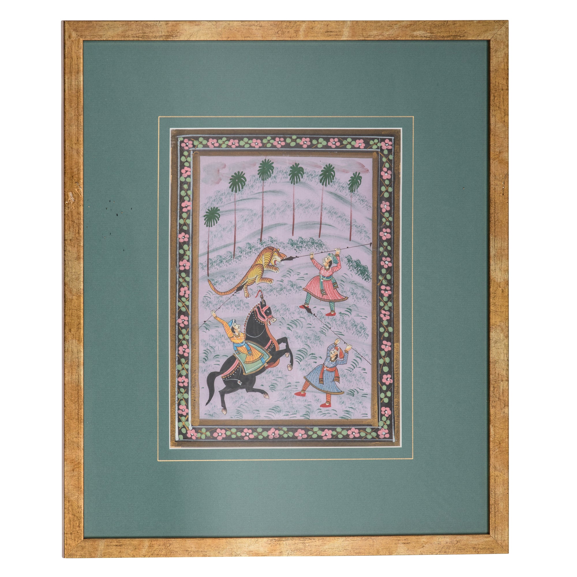 "The Wild Unfolding" - Framed Miniature Painting