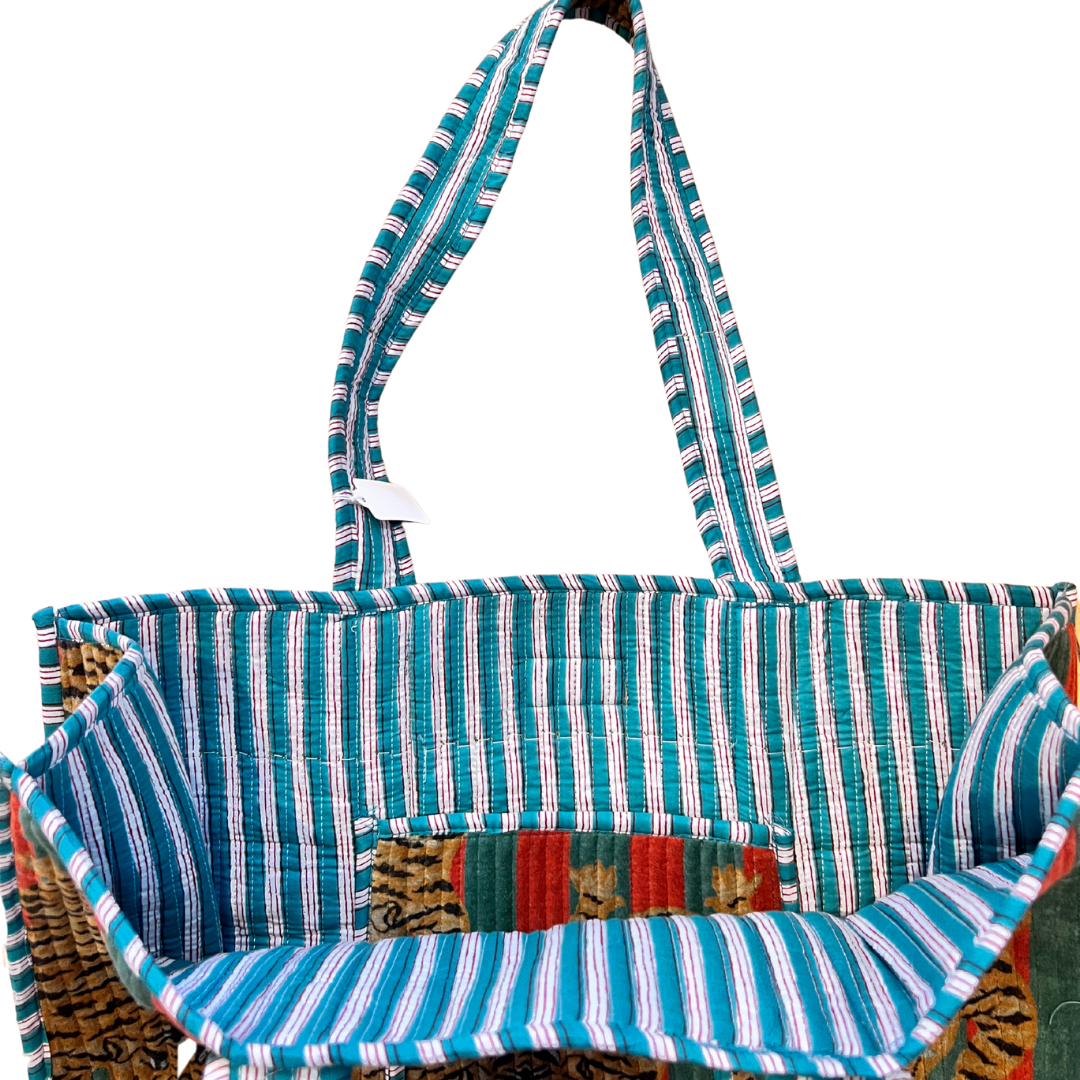 Velvet Bag - Tiger (Two Colour ways)