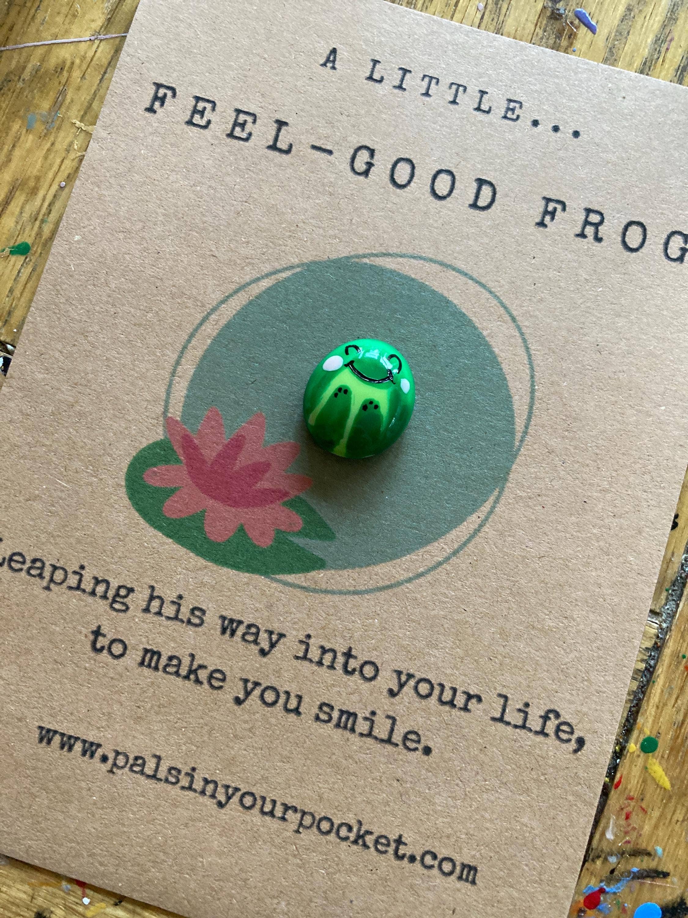 Worry Pet Rock For Stress & Anxiety Relief - Frog