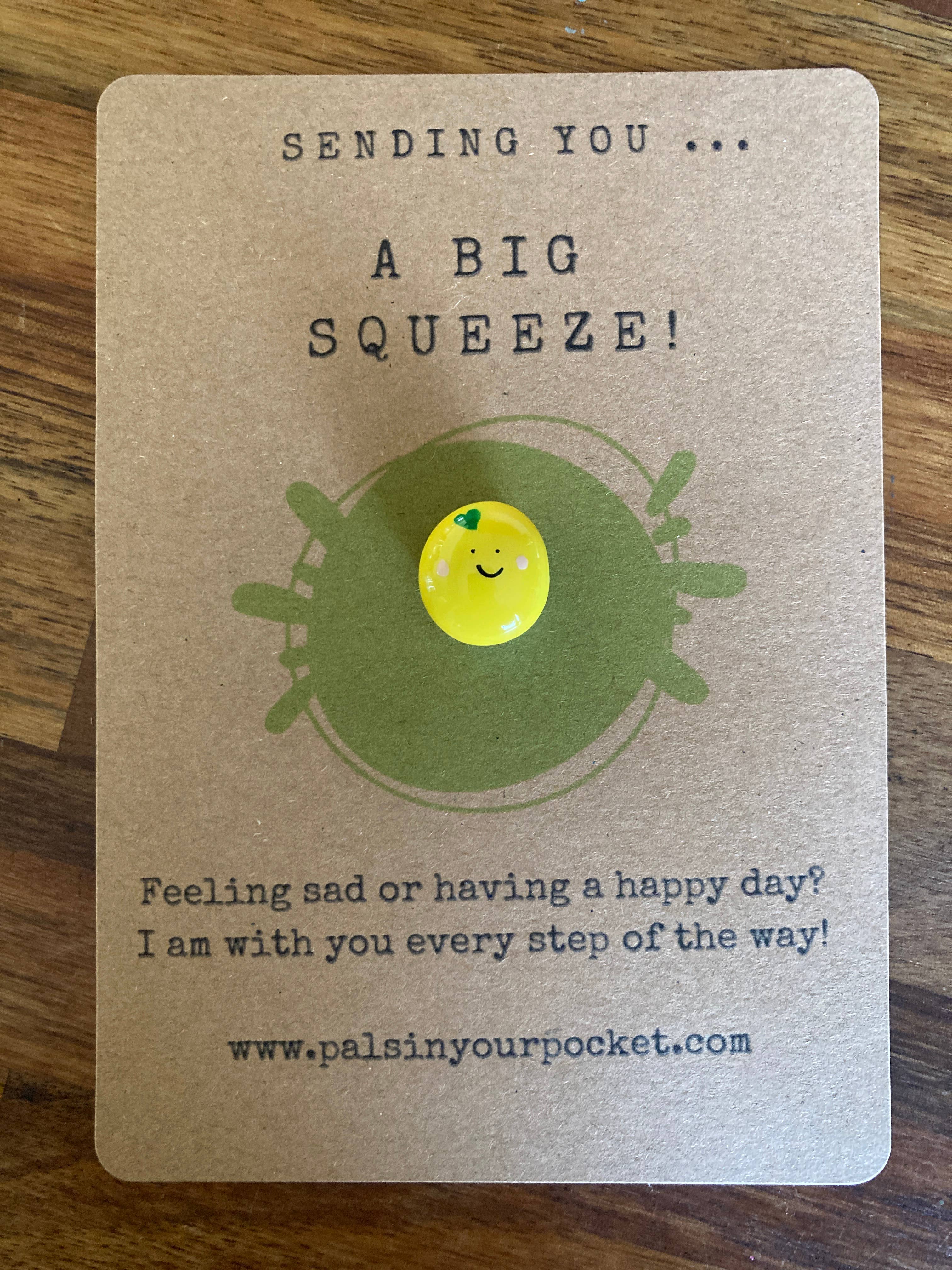 Long Distance Lemon Pebble Hug & Care Box