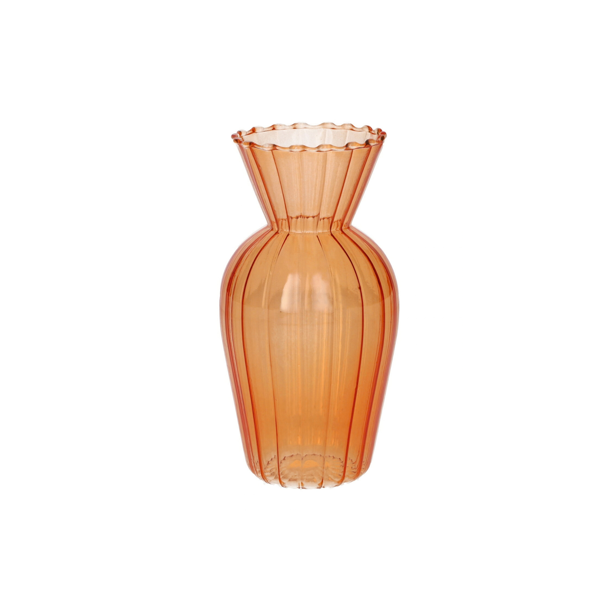 Peach Swirl Vase