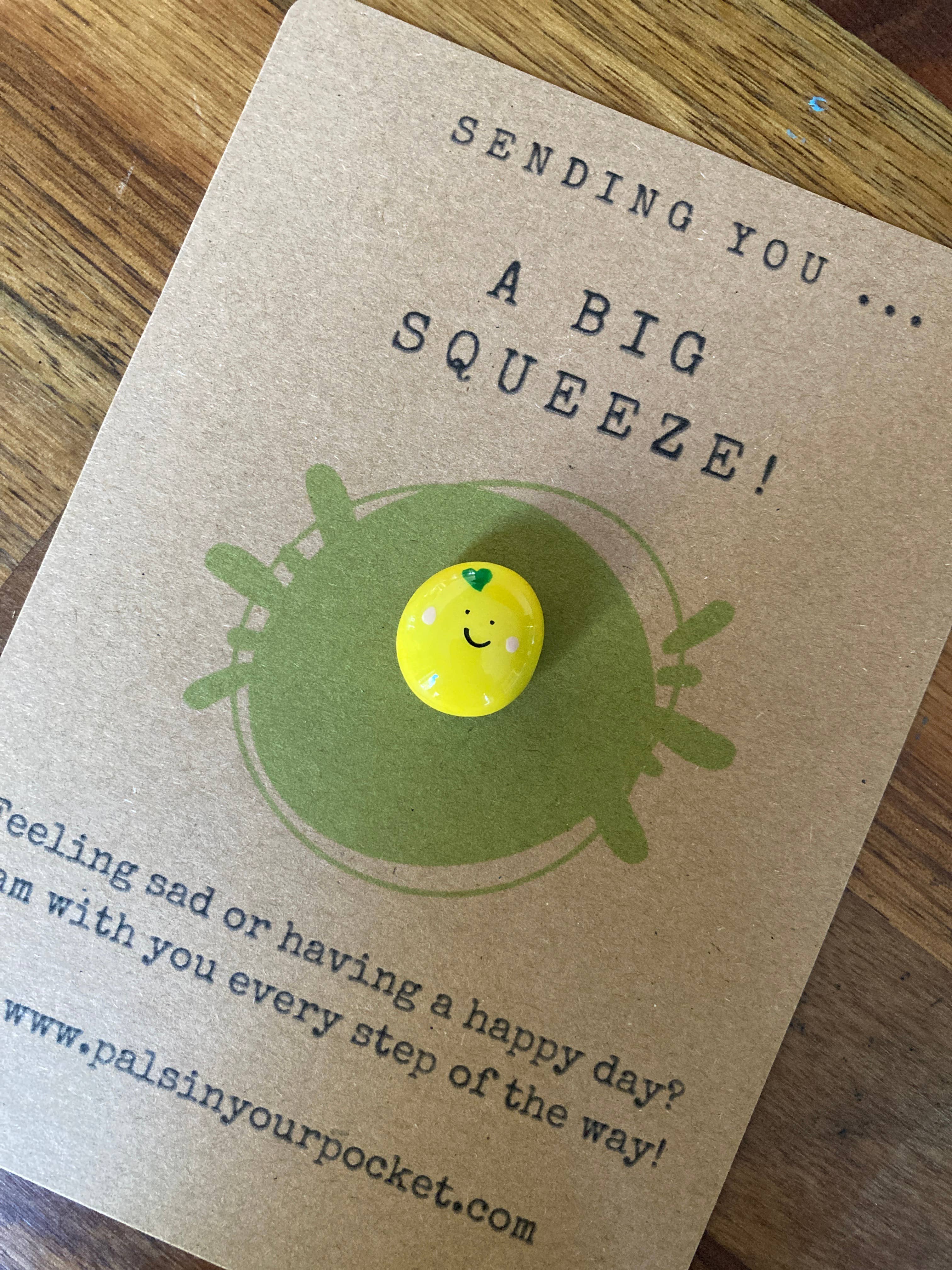 Long Distance Lemon Pebble Hug & Care Box