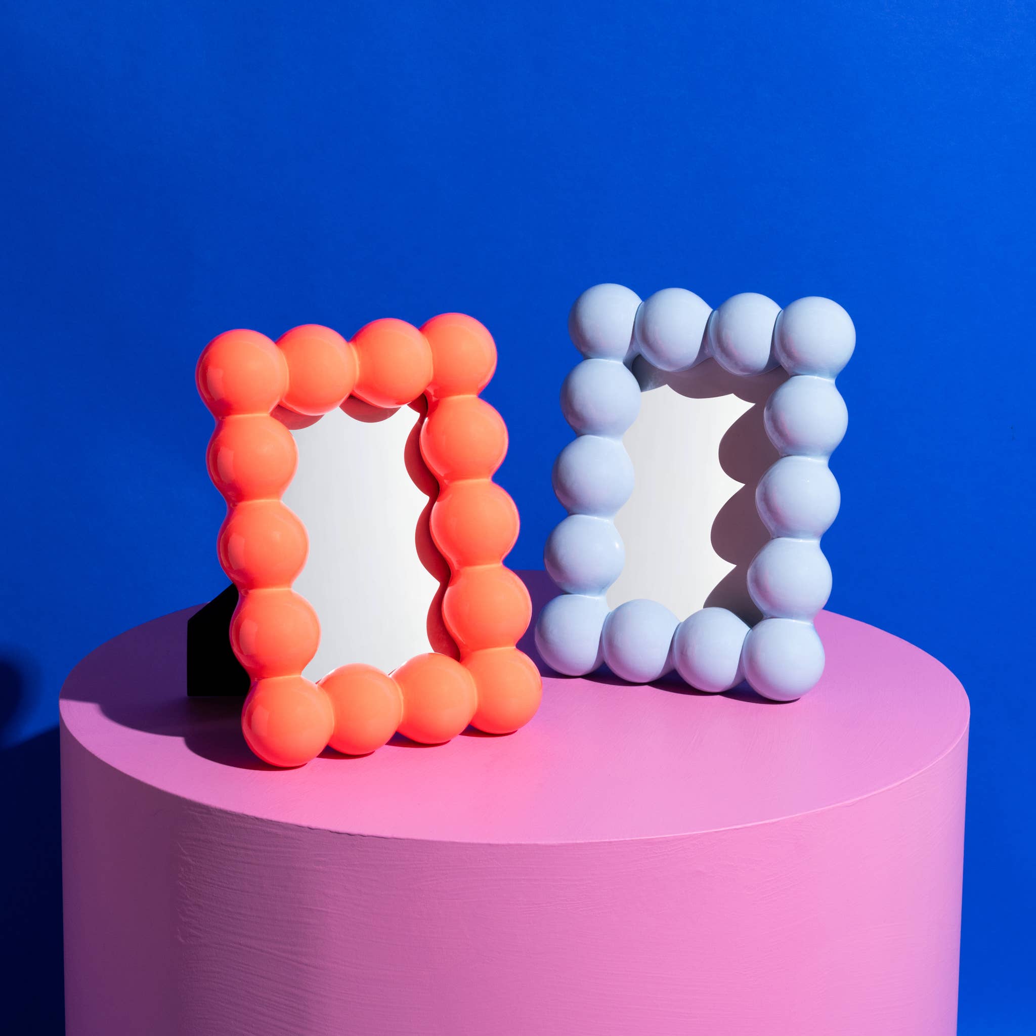 The Ritz - Bubble Frame - Hot Orange