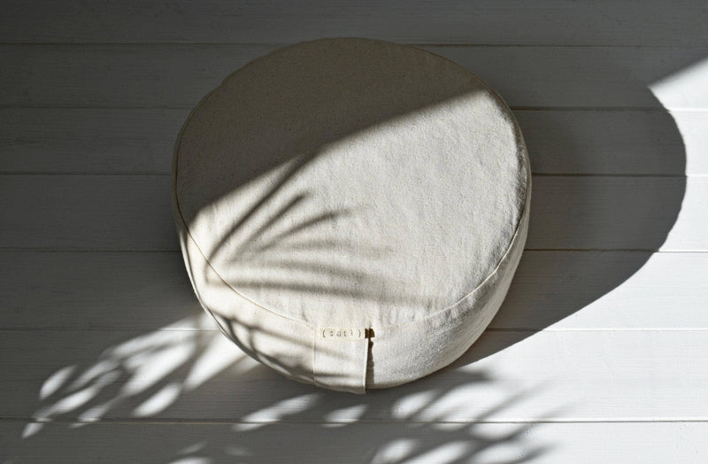 Meditation Cushion - Natural Zafu