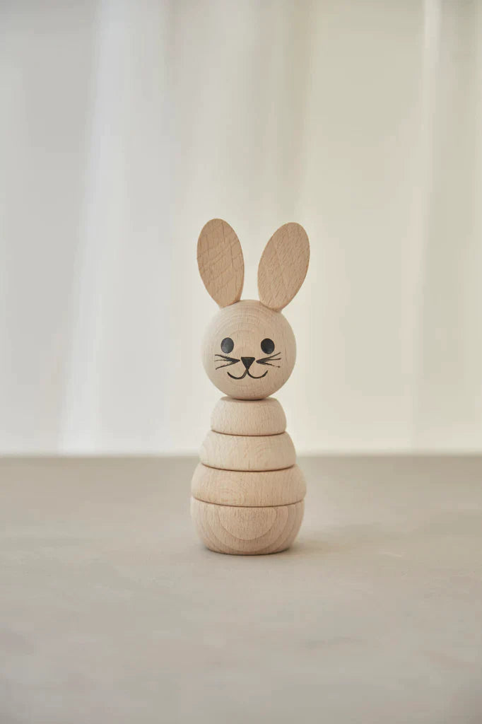 Wooden Bunny Stacker