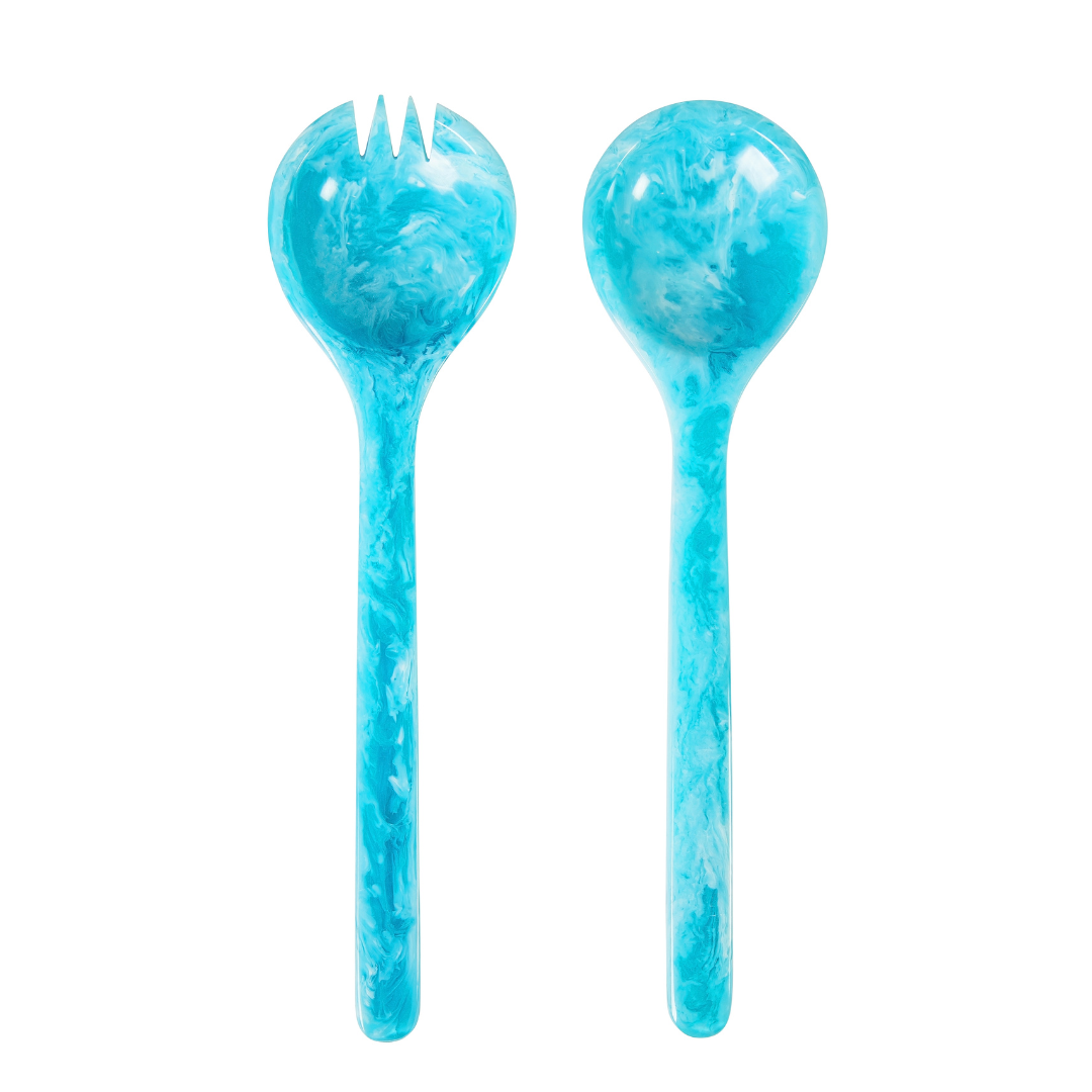 Blue | Resin Salad Servers