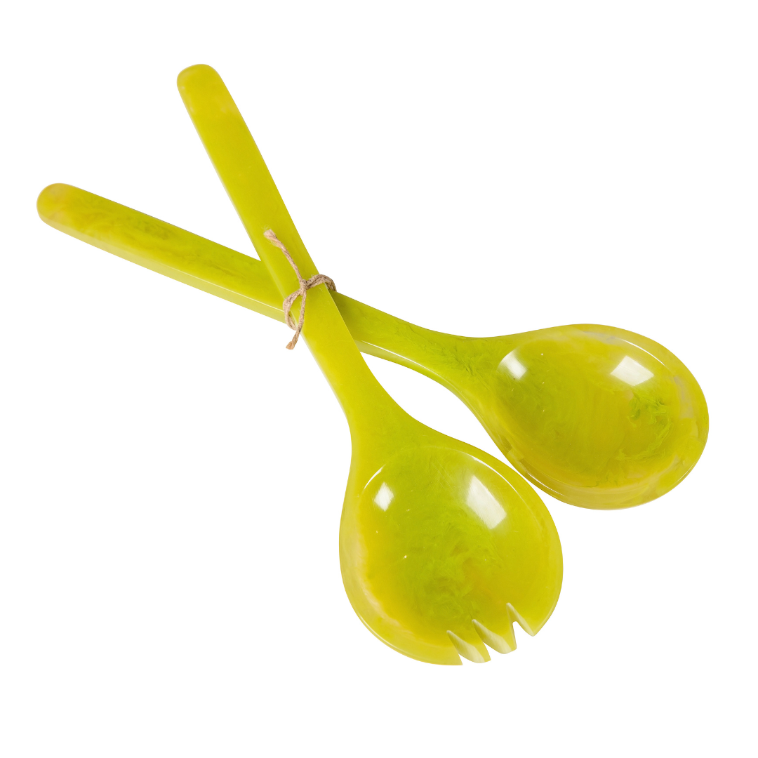 Green | Resin Salad Servers