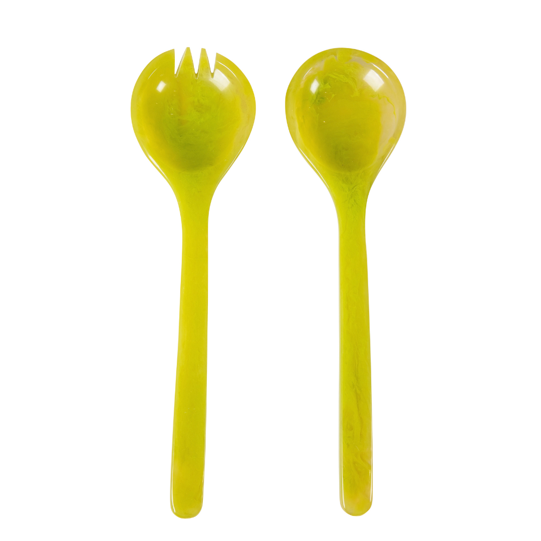 Green | Resin Salad Servers