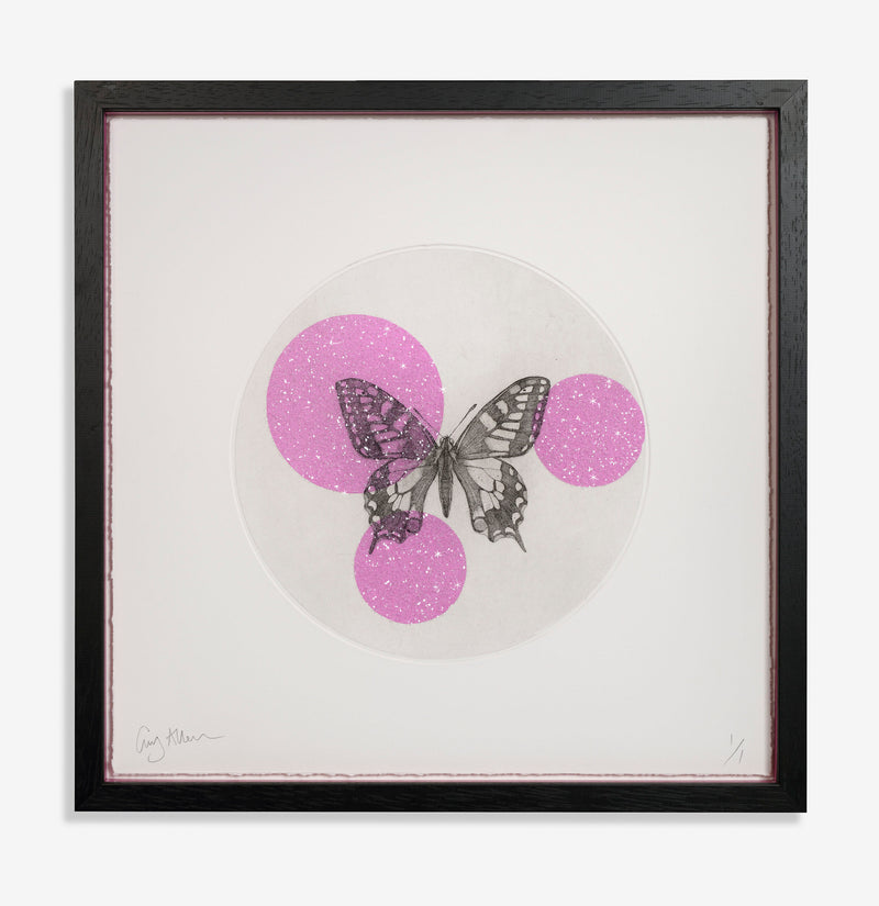Butterfly with Kelling Designs Magenta 1