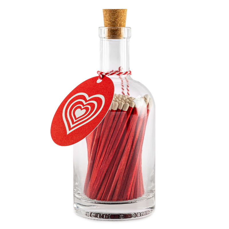 Matches in Bottle - Red
