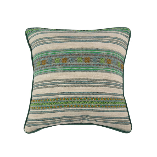 Limited Edition Teal, Moss and Calico Stripe