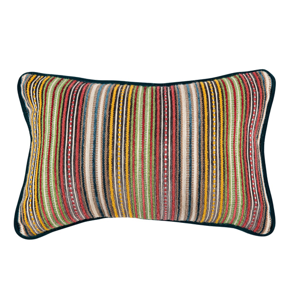 Limited Edition Striped woven Uzbek lumbar cushion