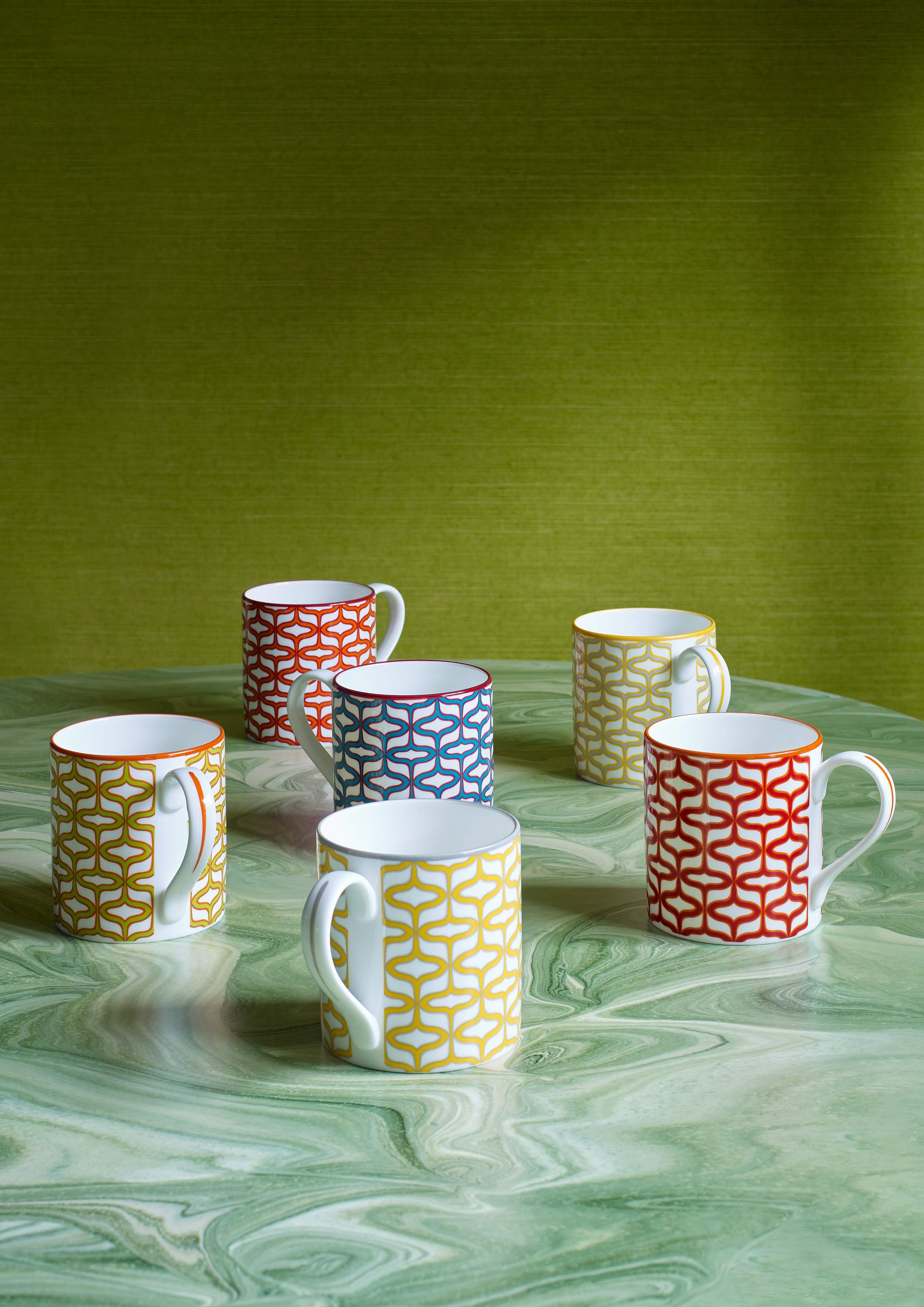 Tea lover - set of six mugs