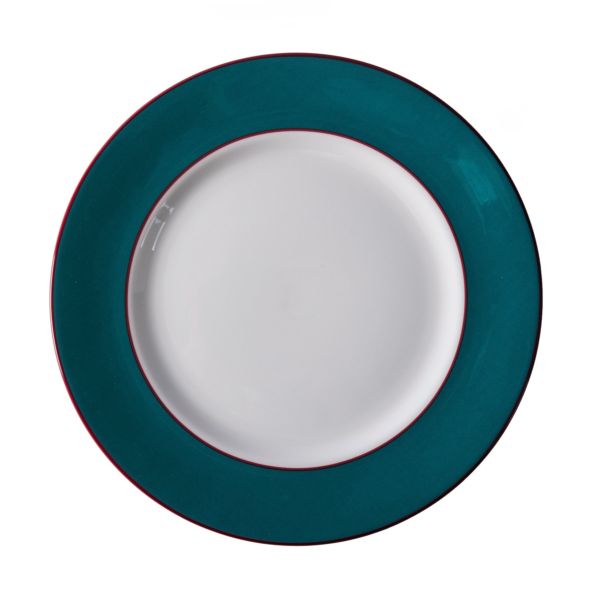 Teal dinner plate