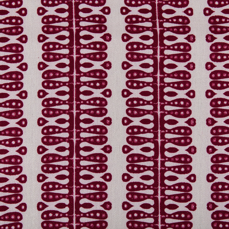 Hearts and Minds Fabric in Raspberry