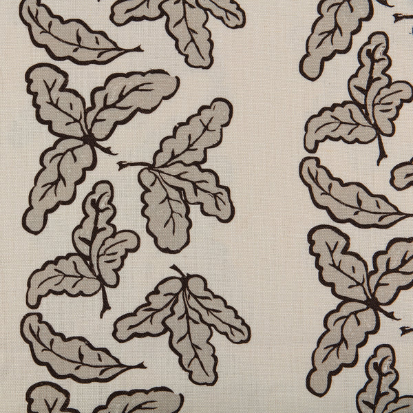 Oak Leaf Fabric in Putty