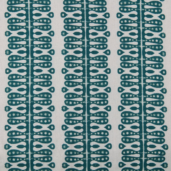 Hearts and Minds Fabric in Teal